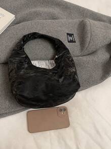 Fashionable Casual Versatile Solid Color Minimalist Shoulder Bag