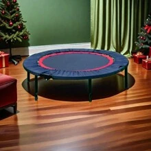Greeny Living Mini Exercise Trampoline For Adults 40 Inch,Indoor Fitness Rebounder Trampoline With Safety Pad
