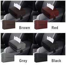 Car Tissue Holder - Multifunctional Storage Bag For Sun Visor, Seat Back & Armrest, Easy Access And Space-Saving - Suitable For All Car Models - one-size - View 7