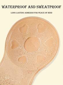 2 szt. wielokrotnego użytku nakładki na sutki w kształcie uszu królika, niewidoczne silikonowe nakładki samoprzylepne do biustonosza do uprawiania sportu i wykonywania push-upów