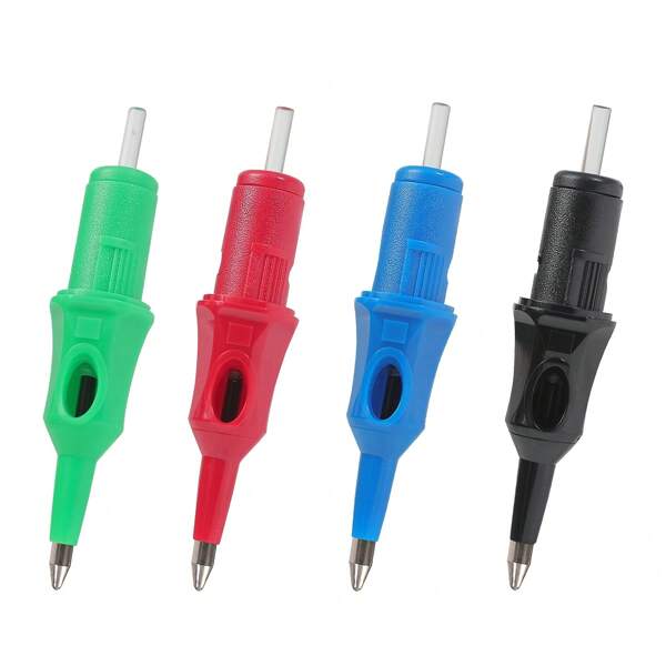 20 Piece Tattoo Ballpoint Pen Integrated Needle With Four Color Mixed Packaging Or Monochrome Packaging