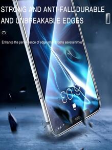 3 Stück A+ transparente gehärtete Glasfolie kompatibel mit Samsung Galaxy/kompatibel mit iPhone 16/15/14/13/12/11/XSMAX/XR/X/XS/6/7/8/SE Redmi Note 13 14 Pro A4 14C 13C/Honor, hochwertige glänzende Oberfläche, explosionssicher, selbstklebend, hohe Härte, Vollflächenabdeckung, keine weißen Ränder, keine Blasen, Geschenk für Geburtstag, Familie, Freunde, Handybildschirmschutz, Handyzubehör