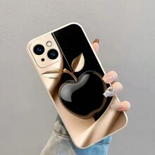 Minimalistisches bedrucktes Handyhülle kompatibel mit iPhone 16 15 Pro Max 14 Plus 13 12 11 ProMax, weiße modische staubdichte und schmutzabweisende Schutzhülle, kreatives Festival Geschenk