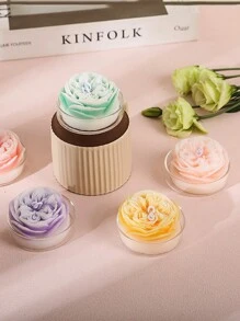 1 盒奥斯汀玫瑰形蜡烛、香薰蜡烛、蜡烛、装饰蜡烛、大豆蜡烛、最好的朋友礼物、送给女人的礼物、蜡烛家居装饰、情人节礼物、情人节、情人节、情人节蜡烛生日毕业 - 彩色 - 查看 12