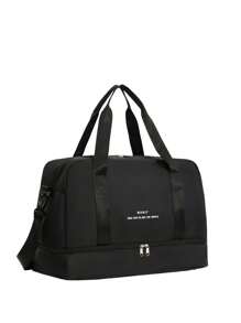 大容量行李过夜旅行包，健身房运动瑜伽手提包，干湿分离单肩手提包带鞋隔层，适用于商务、度假、户外、滑雪、健身、劳保和送货洗漱包洗漱包化妆包化妆收纳海滩沙滩包度假必需品学校用品旅行必需品女士大学宿舍浴室返校用品学校包学校配件学校用品