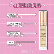 CORRECTOR LIQUIDO ''FLAWLESS STAY'' BEAUTY CREATIONS ORIGINAL CORRECTOR FACIAL LIGERO Y COBERTURA COMPLETA - Tono ''FSC7'' - Ver 3