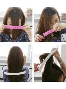 2-częściowy profesjonalny zestaw do strzyżenia włosów dla kobiet – łatwy w użyciu trymer i grzebień prowadzący do grzywki, warstw i bobów – narzędzie do stylizacji w domu, różowy, szczotka do włosów, grzebień, akcesoria do włosów, odpowiedni do salonu, salonu kosmetycznego, podróży, powrotu do szkoły, wakacji, akcesoria do włosów dla kobiet, szczotka, szczotka do włosów, szczotka do krawędzi, szczotka do rozczesywania, szczotka okrągła - Wielokolorowe - Zobacz 5