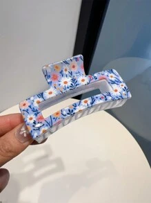 1 szt./3 szt./6 szt. Damskie spinki do włosów z drobnym kwiatowym nadrukiem, świeże i słodkie akcesoria do włosów do upięć, spinka do włosów, spinka do włosów na jesień i zimę do strojów wakacyjnych dla kobiet - Wielokolorowe - Zobacz 16