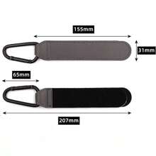 2 piezas de Clips multifuncionales y aleación de aluminio, Gancho para bicicleta eléctrica, motocicleta, cochecito, portátil y ajustable