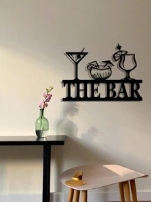 1pc Vintage Metal Wall Art - Juice Life Fashionable Decorative Sign, Suitable For Indoor/Outdoor Home Decor, Bar, Office, Living Room, Kitchen, Bathroom, Bedroom Wall Decor Kitchen Decor