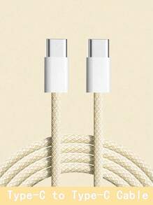 Cable USB C a USB C para carga rápida de 60W, cable trenzado multicolor de 6.6ft/3.3ft, compatible con Iphone 15/15 Pro/15 Pro Max/15 Plus, IPad Pro/Air5, Galaxy S22/S21/S20 Ultra y Macbook