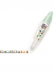 1 pieza/3 piezas/4 piezas Variedad de opciones de patrones lindos y vívidos que representan el arte de la vida, bolígrafos con decoración de encaje que te llevan al mundo refinado del diario. ¡Cada trazo es un estado de ánimo, cada dibujo es una historia, registra tus momentos únicos! Cintas decorativas de marcador para estudiantes, esencial de papelería para volver a la escuela. Puede usarse como regalo de papelería para estudiantes que vuelven a la escuela.