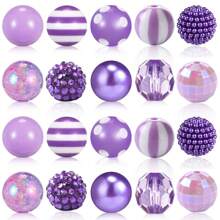 20 件大号泡泡糖珠焦点珠笔珠大号水钻珍珠珠圣诞珠适用于笔学校珠宝制作钥匙扣工艺品制作 - 珠 - 查看 15