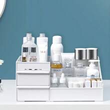 Large Capacity Cosmetic Storage Box Makeup Drawer Organizer Jewelry Nail Polish Makeup Container Desktop Sundries Storage Box