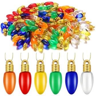 23/49pcs Colorful Christmas Party Decorations, Christmas Tree Ornaments, Perfect DIY Hanging Decor, Suitable For Holiday Party Decoration (Multi-Color Bulbs, 0.71 Inches)