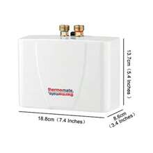 Instant Electric Water Heater 5.5kW Tankless LED Display Hand Wash Basin Sinks Over Under Sink Hard Wire 220V - 5.5kW - View 6