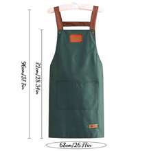 1 pièce Tablier anti-poussière personnalisé - Tablier sans manches nordique personnalisé pour la maison, la cuisine, le travail pour hommes et femmes. Tablier de cuisine pour essuyage des mains, tablier anti-poussière unisexe pour fête, mariage, fiançailles, cadeau familial
