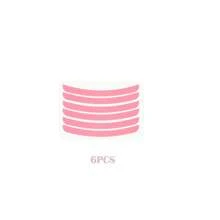 6pcs Lash Lift Ribbon Kit Silicone Lash Lift Shields Soft Eyelash Perm Lash Lift Rods Ribbed For Permanent Eye Lashes Perming (Bend 6 Colors) - Multicolor - View 14