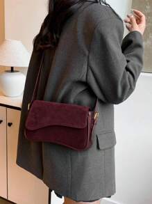 1 Peça Novo Outono Vintage Nicho Design Alta Qualidade Elegante Versátil Bolsa
