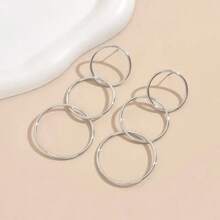 Elegantes Aretes De Borla Geométricos Con Forma Redonda, Adecuados Para Accesorios De Uso Diario Para Mujeres