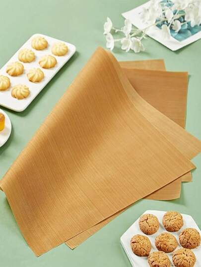 Reusable Oven Paper, 4 Pieces Permanent Oven With Nonstick Coating Heat Resistant Oven Paper (15.7inch X 23.6inch)