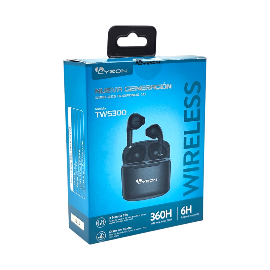 Auriculares Bluetooth TWS 300, sencillos, prácticos y multifuncionales - Negro - Ver 1