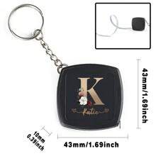 Customized Name 2m Retractable Tape Measure With Plastic Shell Soft Metal Tape Compact Lightweight Design Measuring Tool Ruler For Precision Measuring Ideal For Office School Home Use - Multicolor - View 3
