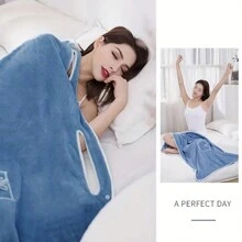 1 件超柔软超细纤维可穿戴浴巾、超强吸水速干浴袍(带口袋)、太空主题针织面料成人浴裙、珊瑚绒桑拿裙、蝴蝶结装饰浴巾、100% 涤纶无香型、女士无香型、水疗浴室配件夏季婚礼家居浴室装饰返校 - 彩色 - 查看 9