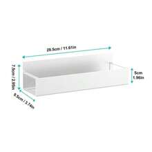 Estantería lateral de montaje en pared para refrigerador, lavadora, estantería de pared de una sola capa para especias, soporte magnético para especias, sin necesidad de perforación