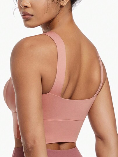 Yoga Tank Tops Breathable Sports BH Shockproof Gathered Function Giving You Beautiful Back Shape Workout Gym Top view 2