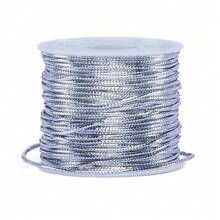 Metallic Cord Wire 0.5mm 1mm 1.5mm 3mm - Silver Gold - Perak 1,5 mm - View 2
