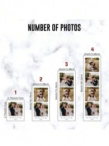 Imán personalizado con tira de fotos, recuerdo de foto familiar tipo cabina, regalo personalizado para compromiso, regalo del Día de San Valentín, para ella, para él, para mamá, para amigos, decoración del hogar, decoración, regalo personalizado