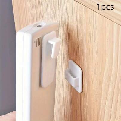 6pcs/Set Multi-Functional Self-Adhesive Hooks, Remote Control Holders, No-Drill And Damage-Free Strong Sticky Hooks, For Remote, Air Conditioner Remote Holder, Practical Wall Hooks