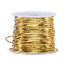 Metallic Cord Wire 0.5mm 1mm 1.5mm 3mm - Silver Gold - 金1.5毫米 - 查看 2