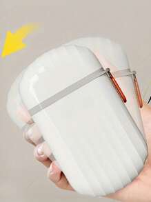 Portable Travel Soap Box, Creative Light Luxury Travel Soap Box With Lid Creative Sealed Drain, Small Soap Box For Business Trip, Outdoor Travel Soap Box, Student Dormitory Bathhouse Sealed Portable Creative Soap Box Multifunctional Storage Box(Handle Part Of The Two Shapes Random Delivery, Specific Please Prevail In Kind)