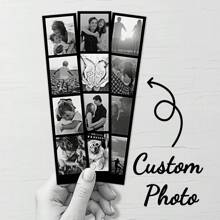 1 pieza/3 piezas/7 piezas de tira de película fotográfica personalizada, 1 pieza de regalo de foto personalizado con 4 imágenes, impresión con estilo retro, recuerdo de la boda, regalo de fotografía de película, marcador de libros de foto personalizado, tiras de foto personalizadas, cubierta del fotomatón de boda, marco de película Guarda la tarjeta, plantilla editable, regalo personalizado, regalo personalizado para cumpleaños, regalo de San Valentín, San Valentín, Año Nuevo, regalo para ella, regalo para él, regalo para amigos, decoración del hogar, decoración, multifuncional, antimoho, ornamental, exquisito, elegante, de alta calidad, adorable, moderno, personalizado, único, regalo ideal para él, regalo ideal para ella, ella, novio, novia, papá, mamá, familia, amigos, hijo, hija, niños, cocina, comedor, dormitorio, oficina, sala de estar, hogar, jardín, sala de té, para aniversarios, para cumpleaños, para housewarming, para graduación
