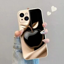 Minimalistisches bedrucktes Handyhülle kompatibel mit iPhone 16 15 Pro Max 14 Plus 13 12 11 ProMax, weiße modische staubdichte und schmutzabweisende Schutzhülle, kreatives Festival Geschenk