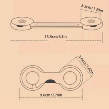 2pcs/Pack Creative Transparent High Sticky Painless Safety Lock, Suitable For Toilet Lid, Kitchen Fridge Door, Drawer, Adjustable, Multifunctional Anti-Pinch Lock - Multicolor - View 2