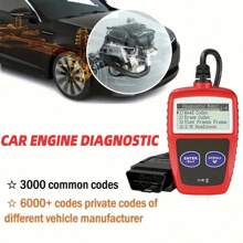 1 PC Car Fault Diagnosis Instrument Obd2 Clear Fault Codes Diagnostic Scanning Tools Universal Version - 紅色 - 查看 4