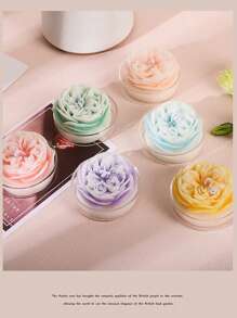 1 盒奥斯汀玫瑰形蜡烛、香薰蜡烛、蜡烛、装饰蜡烛、大豆蜡烛、最好的朋友礼物、送给女人的礼物、蜡烛家居装饰、情人节礼物、情人节、情人节、情人节蜡烛生日毕业 - 彩色 - 查看 11