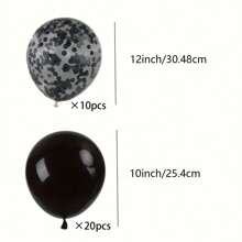 30pcs Multicolor Paper Confetti Latex Balloons, Suitable For Wedding, Birthday, Anniversary, Graduation, Festival Party Decoration, Indoor And Outdoor Decoration, Home Decor, Room Decor