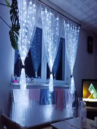 A Set Of 100/200/300/600 Lead Pink USB String Lights With Remote Control For Home Bedroom Decoration - 8 Light Modes, USB-Powered Wall Hanging Fairy Lights, Christmas Tree Decoration, Holiday, Halloween, Thanksgiving, Summer, Wedding, Birthday, New Year, Valentine's Day Atmosphere Decoration Gifts Graduation Christmas Decorations Home Christmas Gifts Christmas Decor