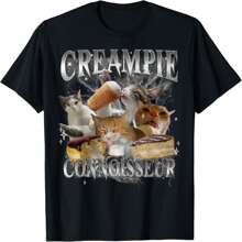 Connoisseur Raunchy Funny Cat Meme Adult Humor T-Shirt - màu đen - Xem 1