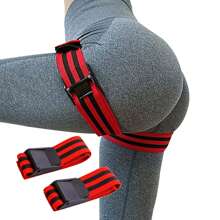 4pcs Set Blood Flow Restriction (BFR) Occlusion Cuffs, Adjustable For Arms, Thighs & Hips, Suitable For Women & Men, Promote Muscle Growth In Biceps, Legs - Blue - View 12