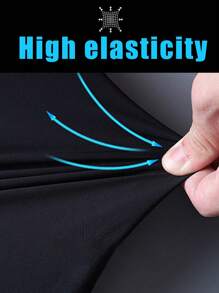 [Spring/Summer] Men's Drawstring Quick-Drying High-Elasticity Solid-Color Sports Training Outdoor Shorts With Zipper Pockets, Suitable For Fitness Sports Series - Grey - View 4