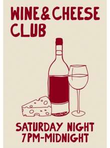 1 件手绘厨房摩卡壶咖啡意大利面爱好者葡萄酒和奶酪食物印刷墙艺术帆布画海报客厅家居装饰无框架