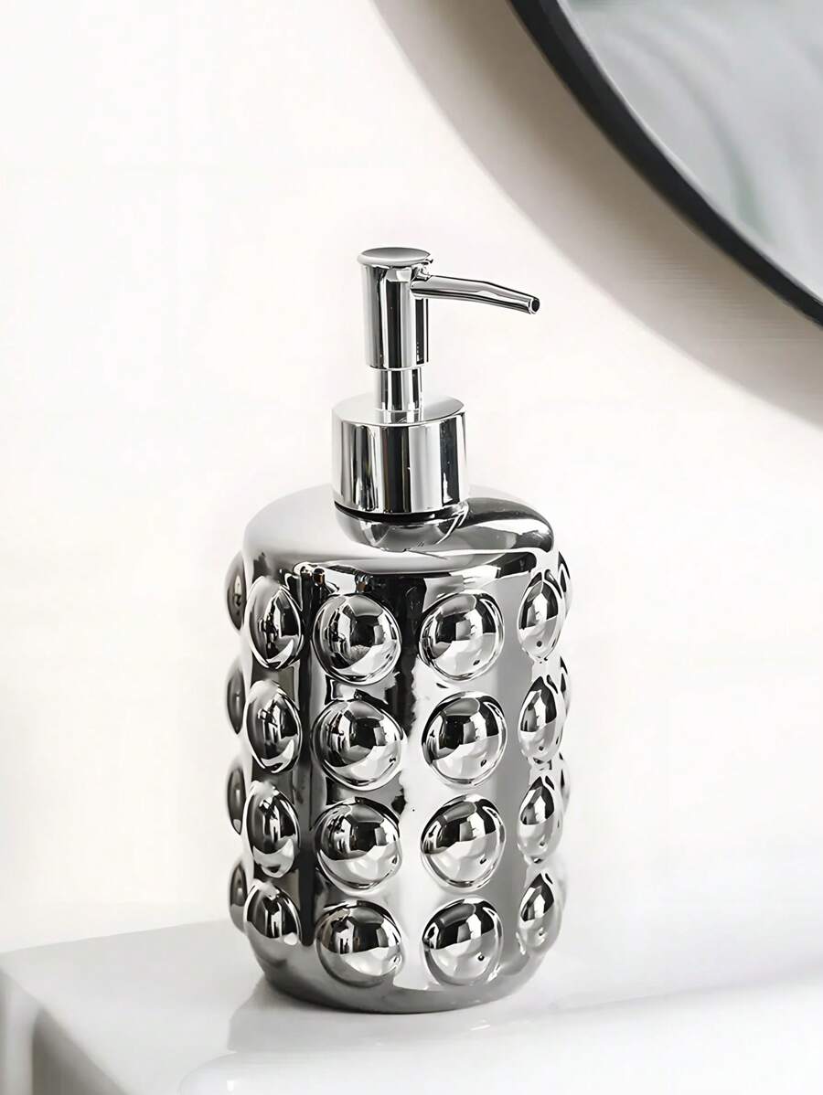 1pc Ceramic Bathroom Liquid Soap Dispenser, Shampoo Bottle, Shower Gel Refill Bottle, Shower ...