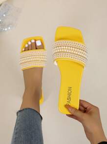 Women's Flat Sandals, Fashionable, High-End, Elegant, Comfortable, Easy To Wear, Ideal Choice For Ladies
