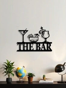 1pc Vintage Metal Wall Art - Juice Life Fashionable Decorative Sign, Suitable For Indoor/Outdoor Home Decor, Bar, Office, Living Room, Kitchen, Bathroom, Bedroom Wall Decor Kitchen Decor