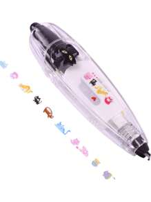 1 pieza/3 piezas/4 piezas Variedad de opciones de patrones lindos y vívidos que representan el arte de la vida, bolígrafos con decoración de encaje que te llevan al mundo refinado del diario. ¡Cada trazo es un estado de ánimo, cada dibujo es una historia, registra tus momentos únicos! Cintas decorativas de marcador para estudiantes, esencial de papelería para volver a la escuela. Puede usarse como regalo de papelería para estudiantes que vuelven a la escuela.